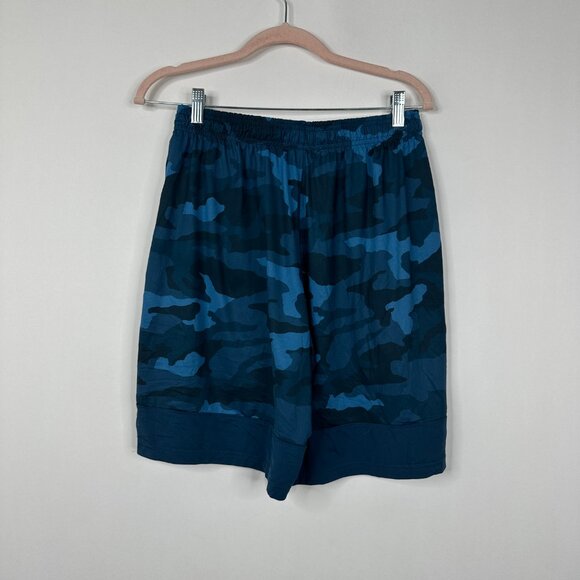 2/$30 Under Armour Stretch Train Camo Shorts High Rise Blue Medium #A0772 - Picture 9 of 12